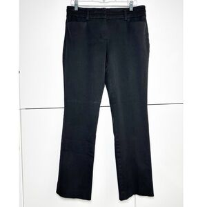 7th Avenue Black Work Pants Trousers Suit Straight
Leg Pockets Belt Loops Size 8